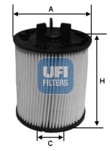 UFI Palivový filter 2602300 1