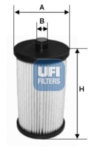 UFI Palivový filter 2605700 1