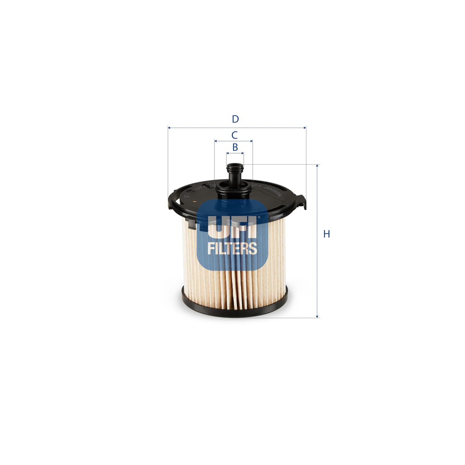 UFI Palivový filter 2607400 1