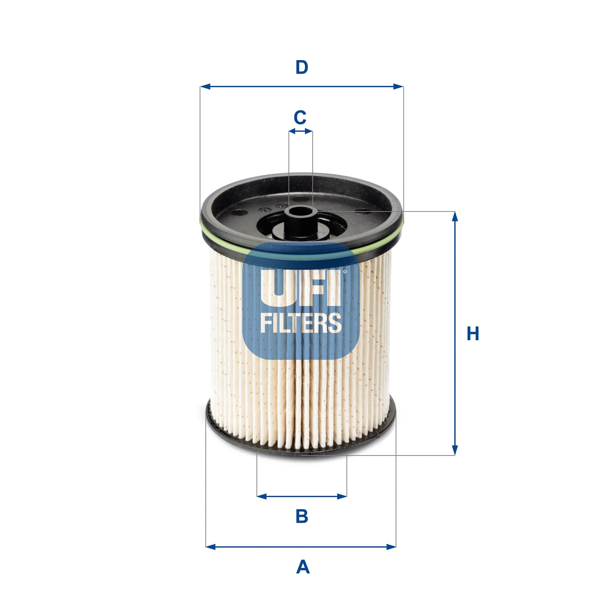 UFI Palivový filter 2612200 1
