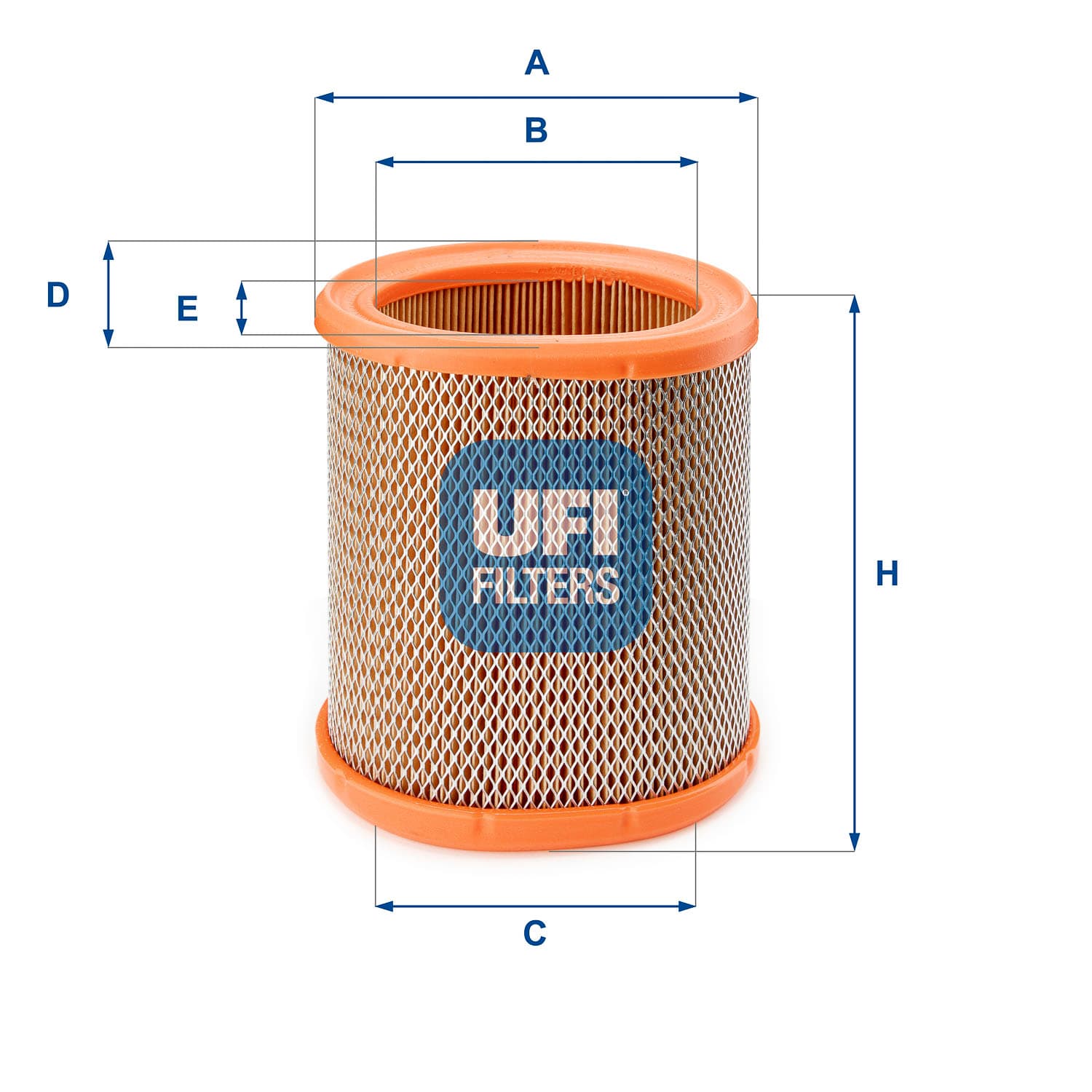 UFI Vzduchový filter 2725800 1