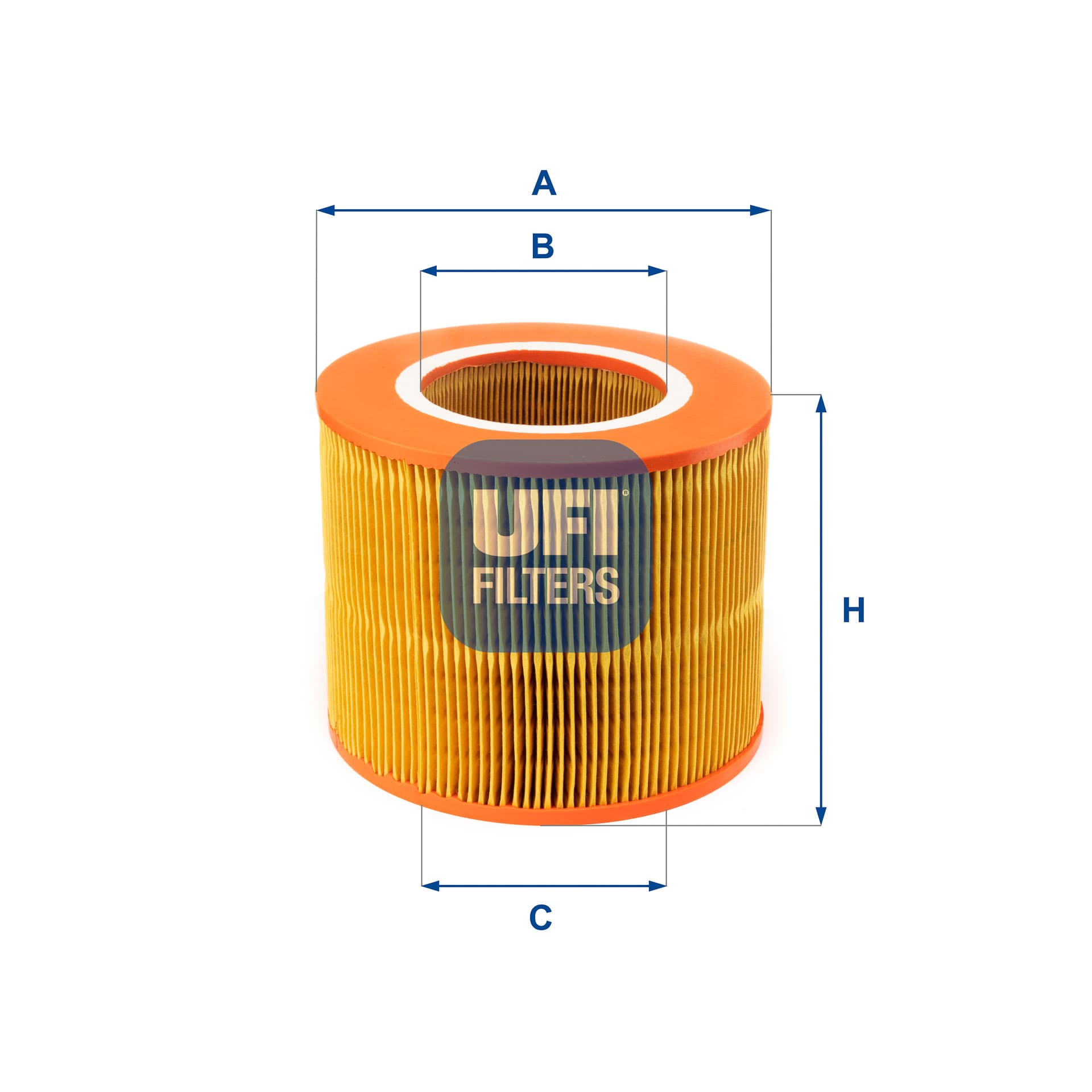 UFI Vzduchový filter 2735400 1