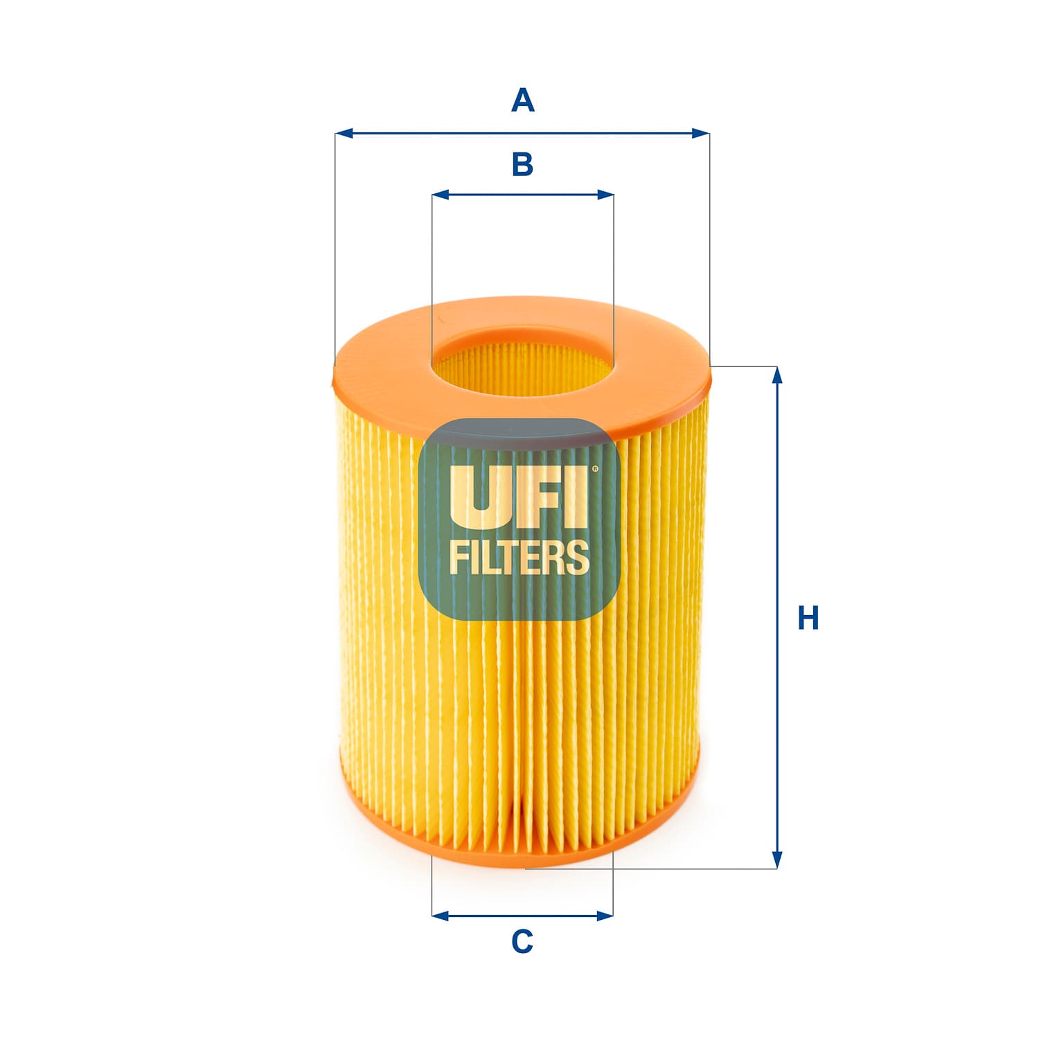UFI Vzduchový filter 2735500 1