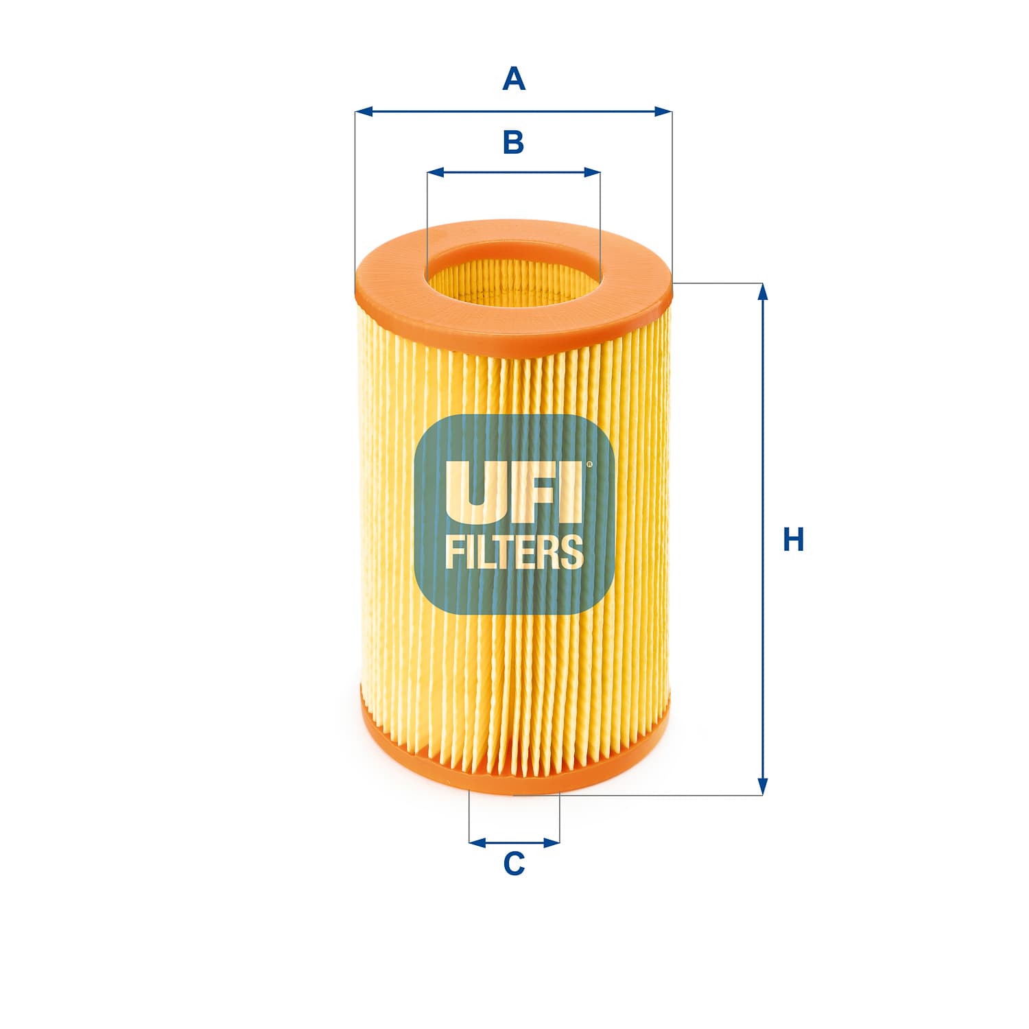 UFI Vzduchový filter 2738600 1