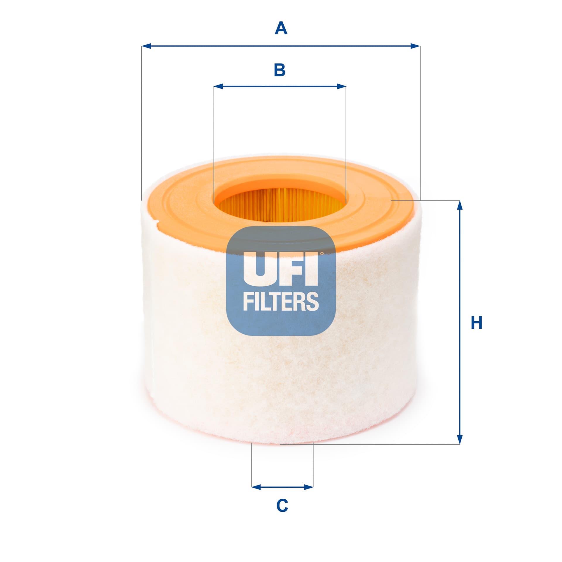 UFI Vzduchový filter 27A5400 1