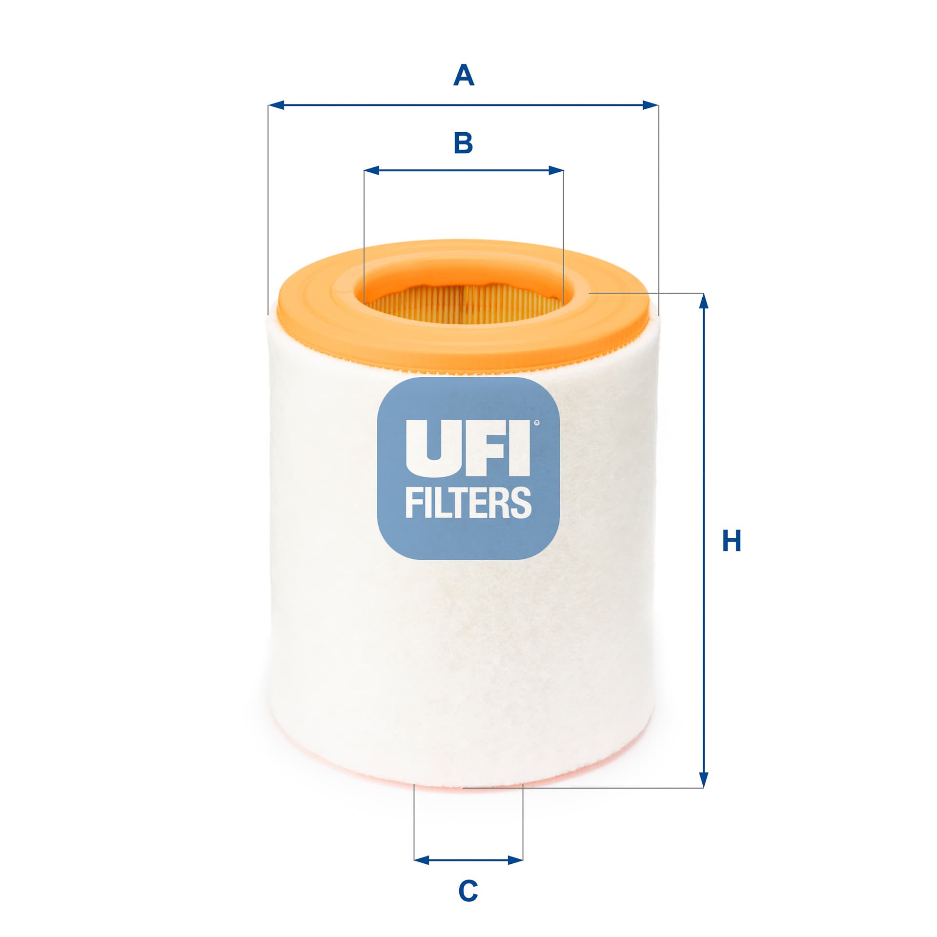 UFI Vzduchový filter 27A4800 1