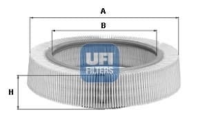 UFI Vzduchový filter 3089600 1