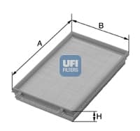 UFI Vzduchový filter 3024800 1
