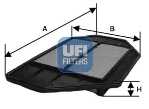UFI Vzduchový filter 3036000 1