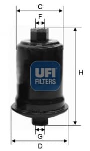 UFI Palivový filter 3155600 1