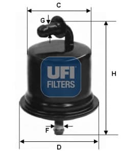 UFI Palivový filter 3172400 1