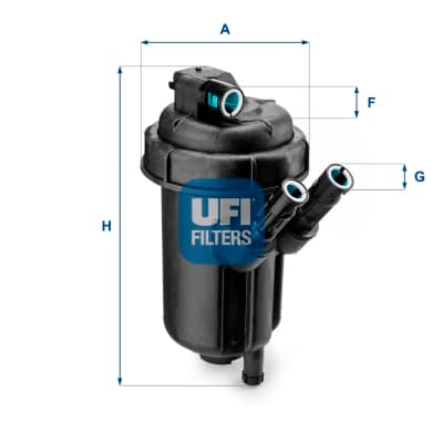 UFI Palivový filter 5511600 1