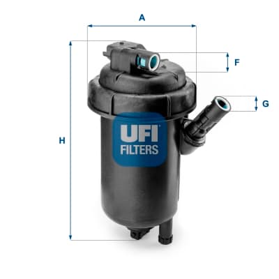 UFI Palivový filter 5512000 1
