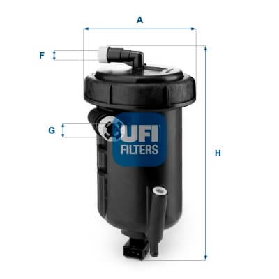 UFI Palivový filter 5514700 1