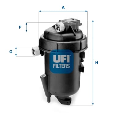 UFI Palivový filter 5517900 1