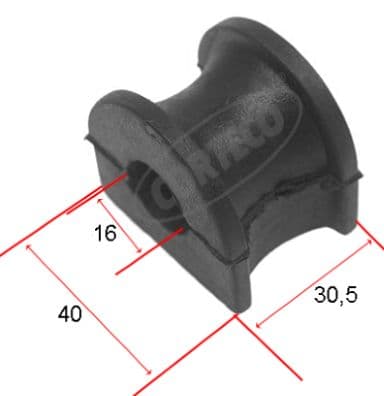 CORTECO Uloženie priečneho stabilizátora 21652984 1
