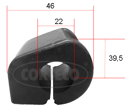 CORTECO Uloženie priečneho stabilizátora 49371815 1