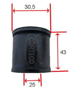 CORTECO Uloženie priečneho stabilizátora 49405655 1