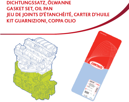CORTECO Sada tesnení kľukovej skrine 427147P 1