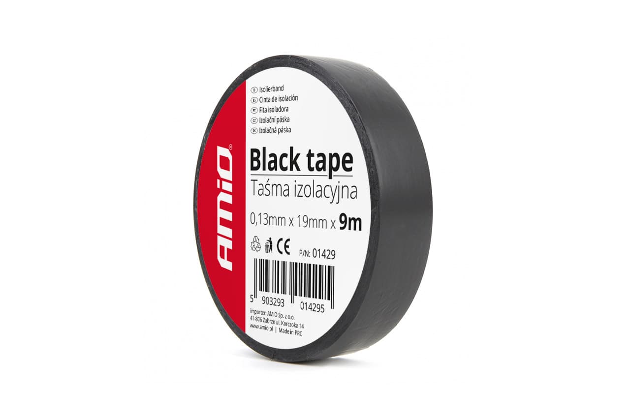Izolačná páska, čierna 19mm x 9m 1
