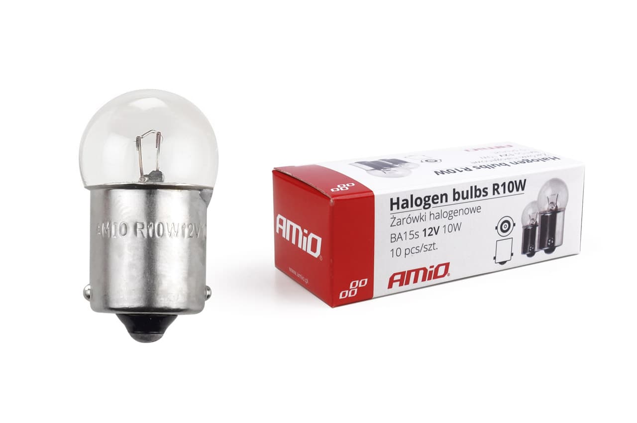 Halogénové žiarovky R10W BA15s 12V 10W 10ks