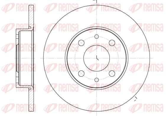 OPEN PARTS Brzdový kotúč BDR1141.10 1