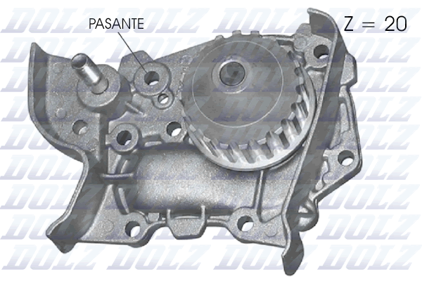 DOLZ Vodné čerpadlo, chladenie motora R314 1