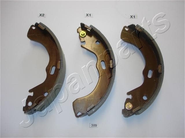 JAPANPARTS Sada brzdových čeľustí GF309AF 1