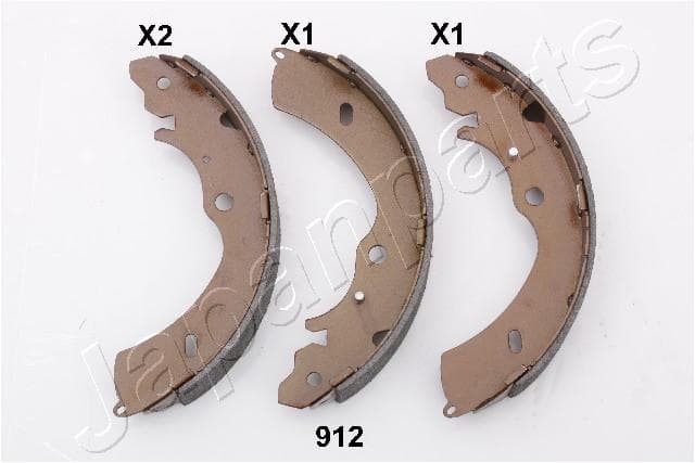 JAPANPARTS Sada brzdových čeľustí GF-912AF 1
