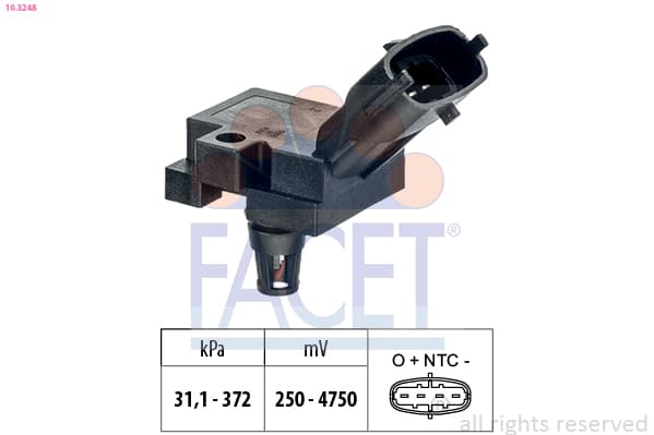 FACET Snímač plniaceho tlaku 103248 1