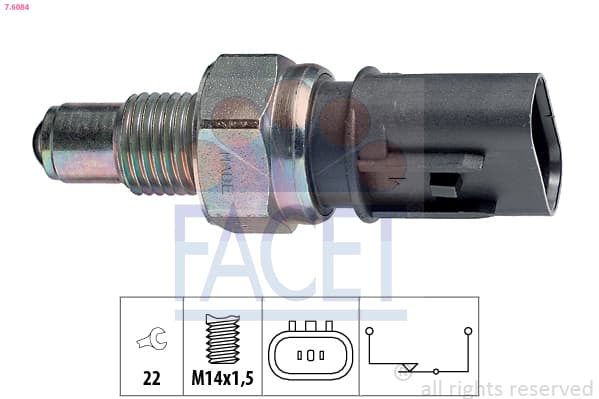 FACET Spínač cúvacích svetiel 76084 1