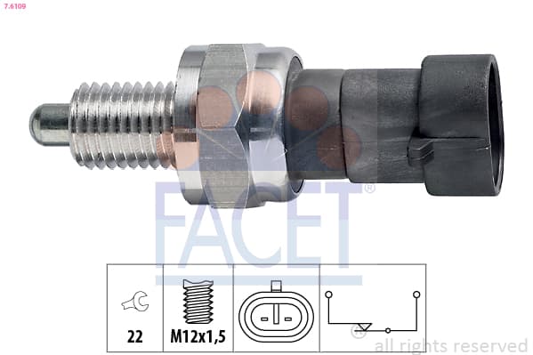 FACET Spínač cúvacích svetiel 76109 1