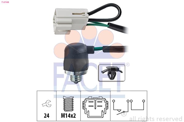FACET Spínač cúvacích svetiel 76144 1