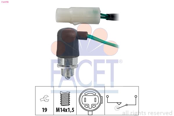 FACET Spínač cúvacích svetiel 76179 1