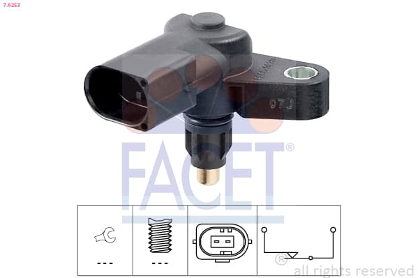 FACET Spínač cúvacích svetiel 76253 1