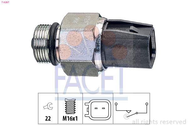 FACET Spínač cúvacích svetiel 76267 1