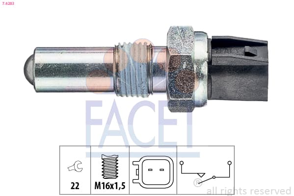FACET Spínač cúvacích svetiel 76283 1