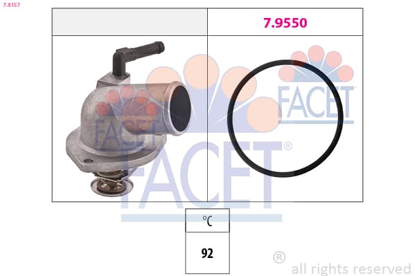 FACET Termostat chladenia 78157 1