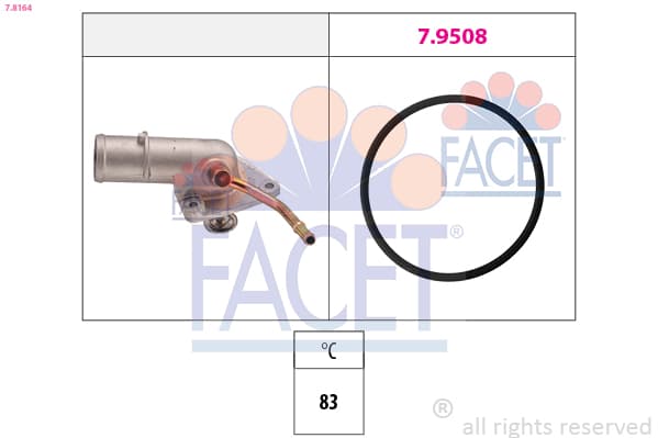 FACET Termostat chladenia 78164 1