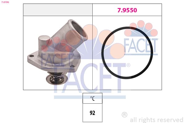 FACET Termostat chladenia 78196 1