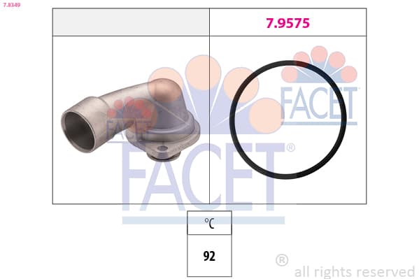 FACET Termostat chladenia 78349 1