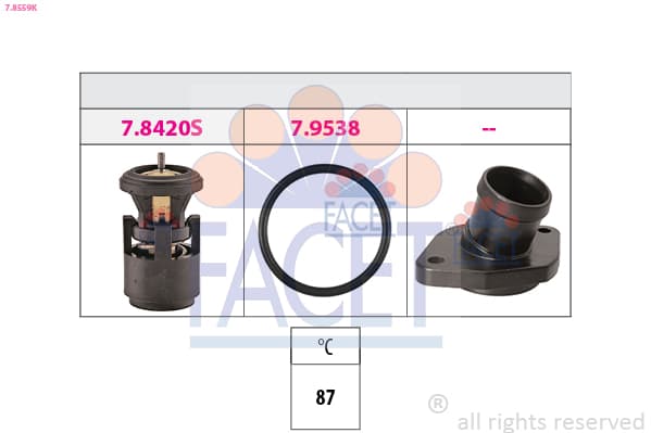 FACET Termostat chladenia 78559K 1