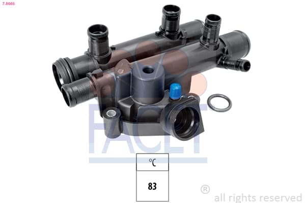 FACET Termostat chladenia 78666 1