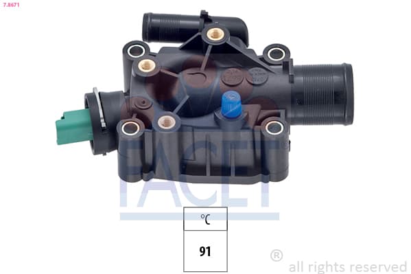 FACET Termostat chladenia 78671 1