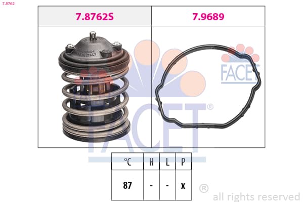FACET Termostat chladenia 78762 1