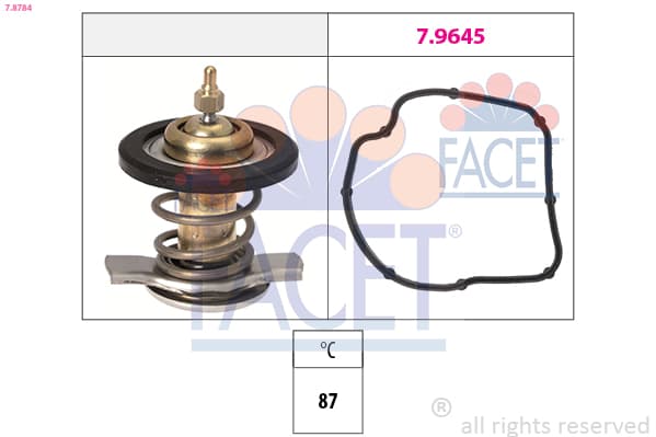FACET Termostat chladenia 78784 1
