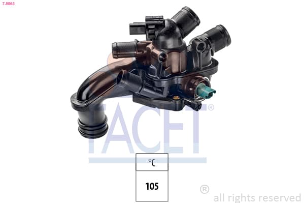FACET Termostat chladenia 78863 1