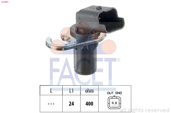 FACET Snímač impulzov kľukového hriadeľa 90293 1