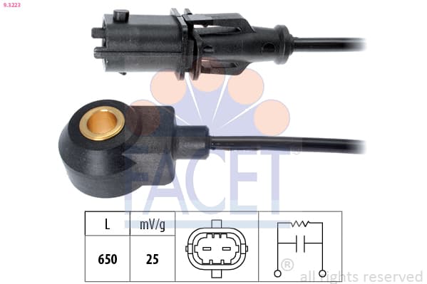FACET Senzor klepania 9.3223 1
