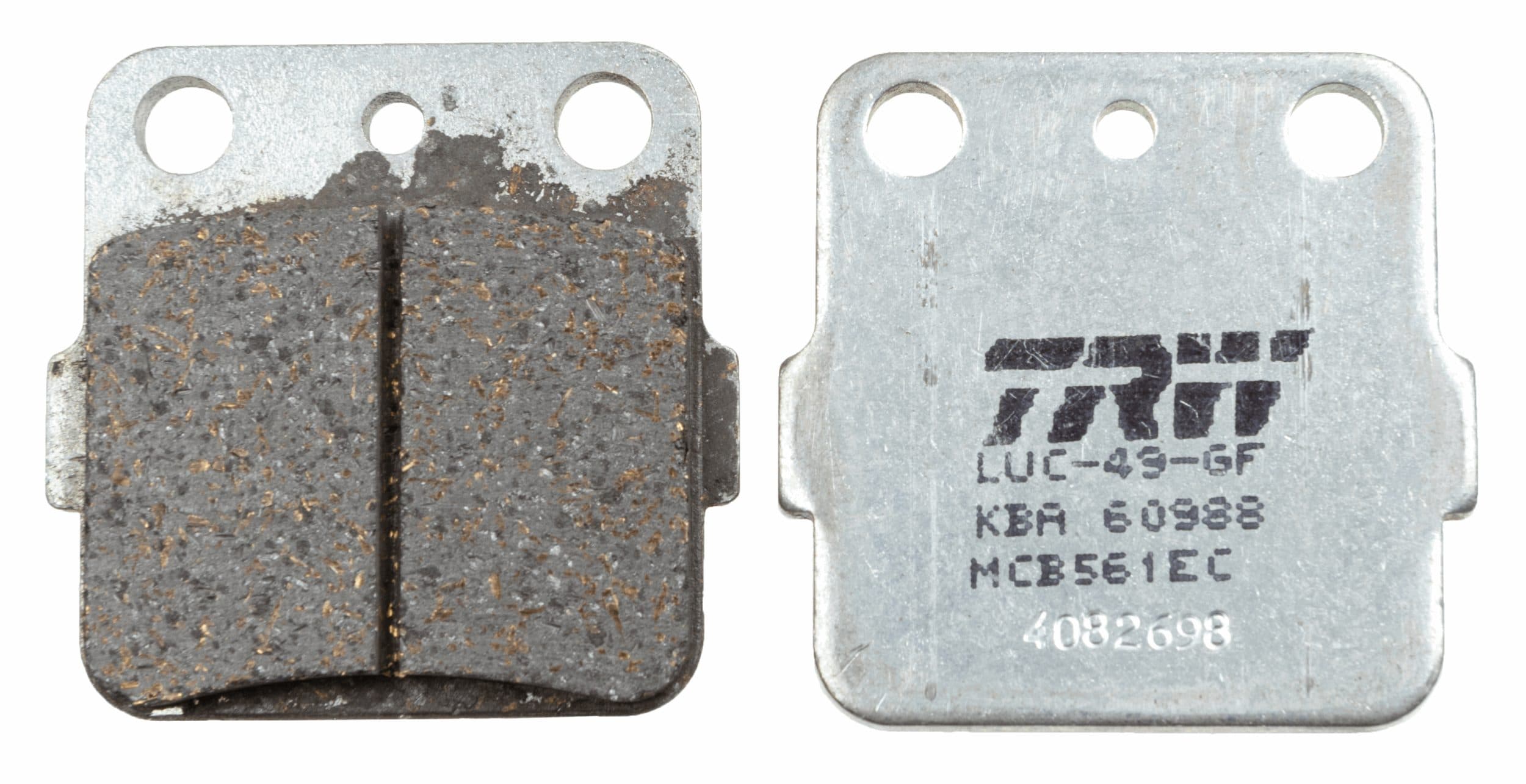 TRW Sada brzdových platničiek kotúčovej brzdy MCB561EC 1